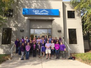 ​My Choice Wisconsin wears purple to raise awareness against domestic violence