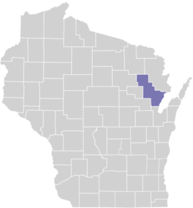 Oconto County on Map