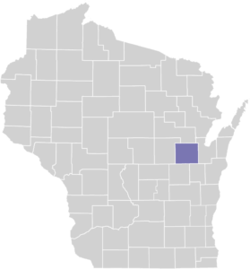 Outagamie County on Map