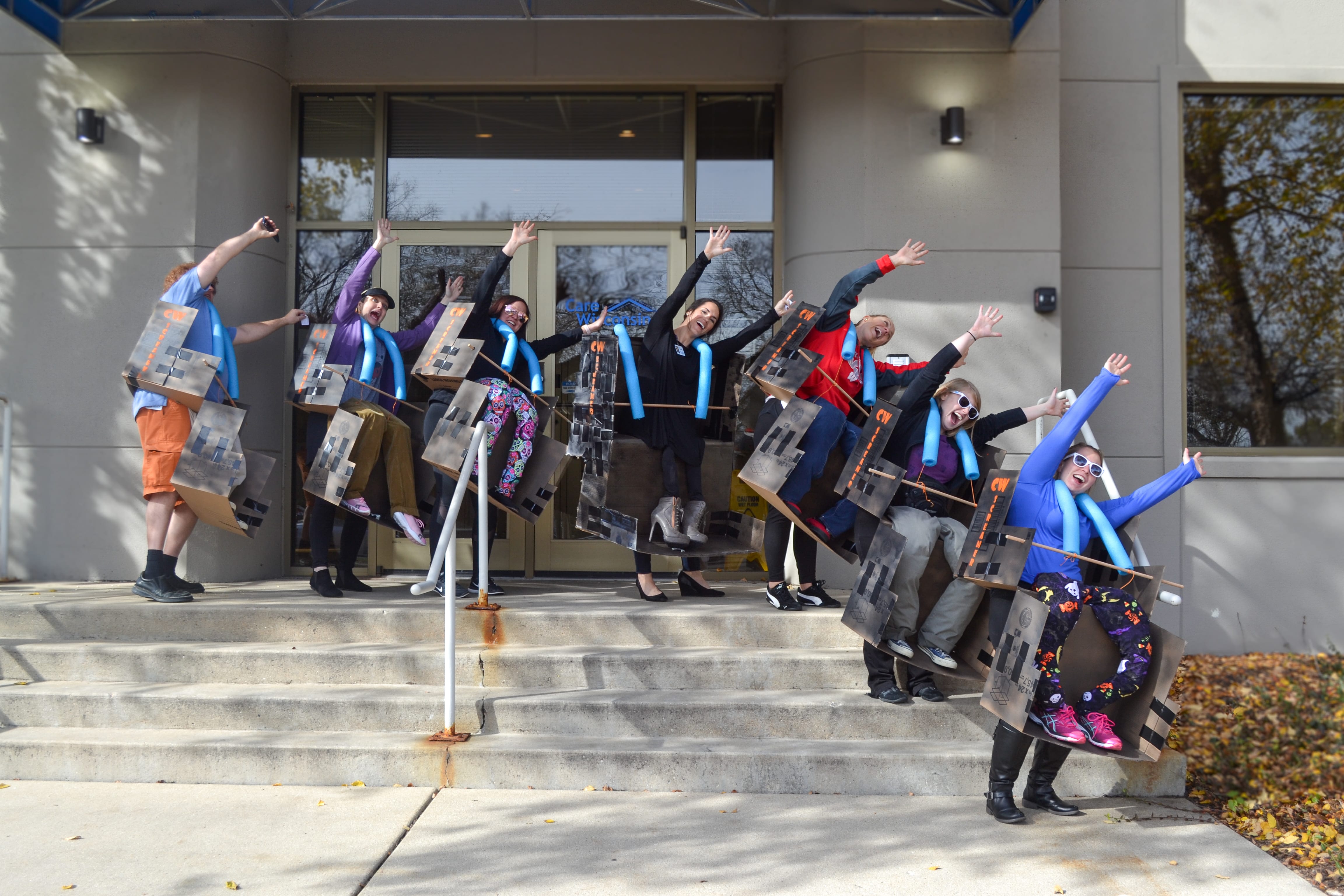 Roller Coaster Group Costume